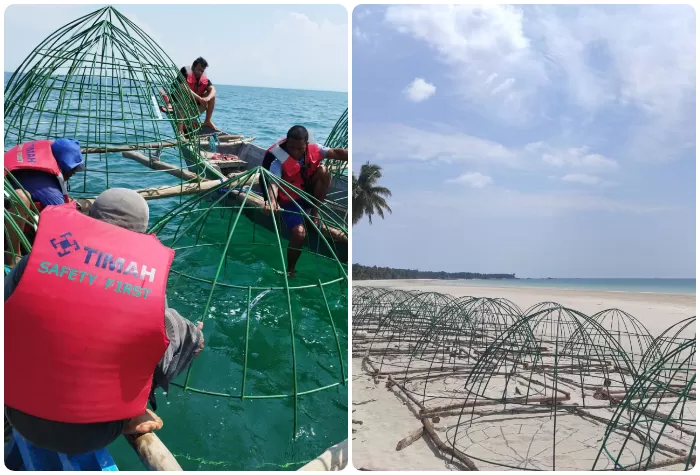 Penenggelaman Artificial Reef Jaga Ekosistem Laut Berorientasi Wisata