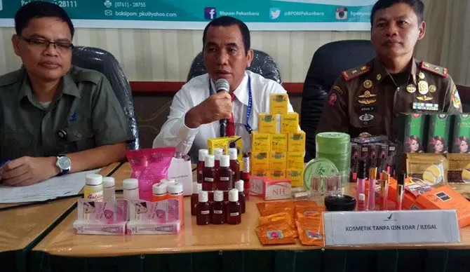 Berbahaya BBPOM Pekanbaru Sita 13 254 Kosmetik Ilegal Jawa Pos