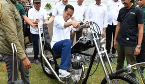 Kerangka Motor "Chopper Jokowi” Bisa Dibeli