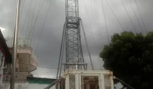Pembangunan Tower di Depan Kantor Desa Diprotes Warga
