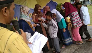 Santuni 80 Anak Yatim, Dihadiri Cawabup Ingrid Kansil