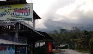 Hujan Abu Guyur Magelang