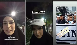 Mulan Jameela Ikuti Reuni 212