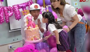 Bersatu Lagi Gading dan Gisel di Ultah Gempi