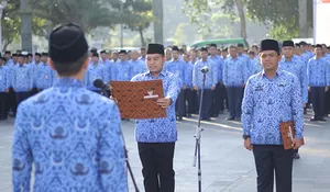 Dedie Sampaikan Amanat Mendagri di Hari Otda