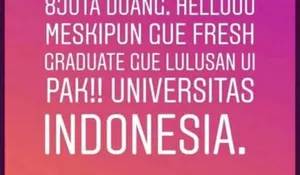 Begini Tanggapan UI Soal Viral Postingan Ngaku Alumni Ogah Digaji Rp8 Juta
