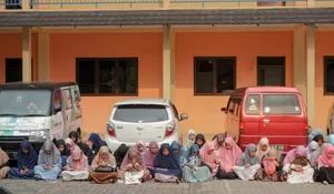 Mahasiswa IUQI Doakan Korban Kabut Asap