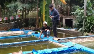 Pemdes Cihoe Genjot Perikanan Warga