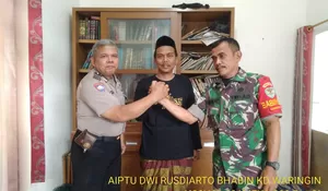 Kunjungi Tokoh, Cara Kapolsek Jaga Keamanan Wilayah