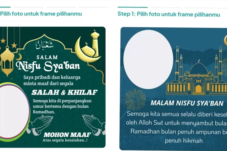 Link Twibbon Gratis Untuk Menyemarakkan Malam Nisfu Syaban Lengkap