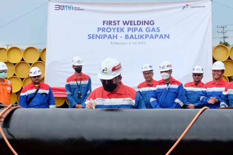 Jamin Supply Ke Kilang Pertamina Balikpapan Proyek Pipa Gas Senipah