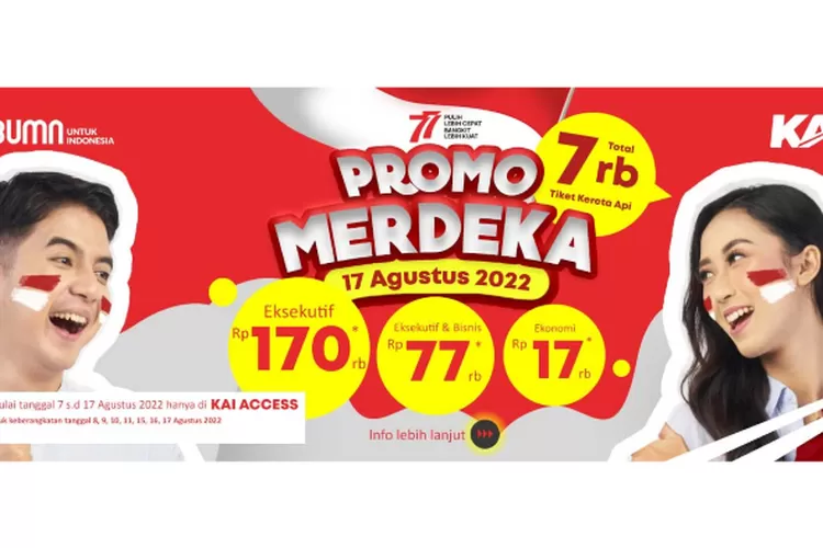 Jadwal Dan Daftar Ka Promo Tiket Agustus Mulai Rp Ribu Cek