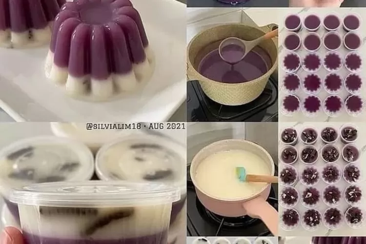 WAW Ternyata Ubi Bisa Jadi Resep Puding Cup Yang Enak Banget Cocok