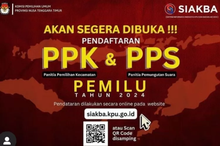 Berkas Pendaftaran PPK Pemilu 2024 Dokumen PPS Dan KPPS Sebagai