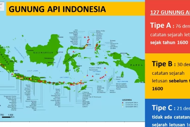 Gunung Api Aktif Bawah Laut Di Indonesia Semeru Termasuk Cek Tipe