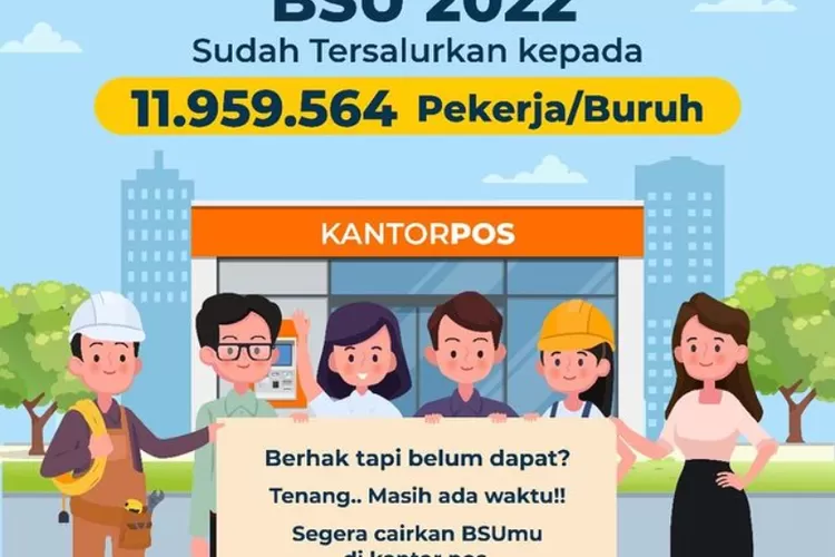 Pencairan BSU 2022 Diperpanjang Tak Perlu Repot Repot Ke Kantor Pos