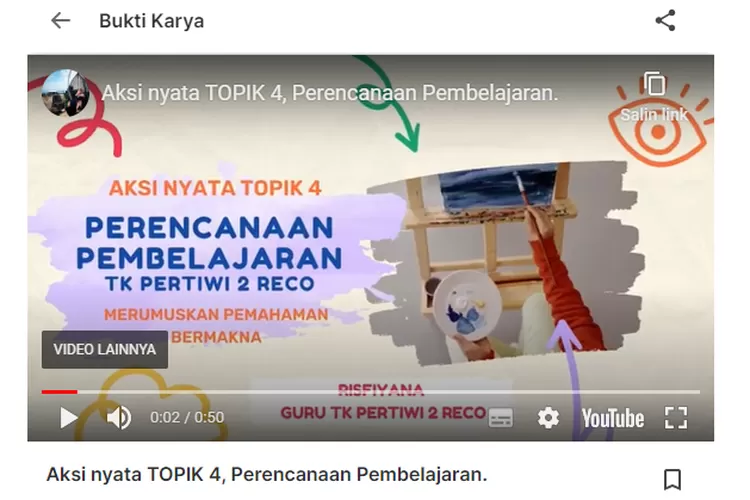 Contoh Aksi Nyata Topik 4 Perencanaan Pembelajaran SD Paket A Aplikasi