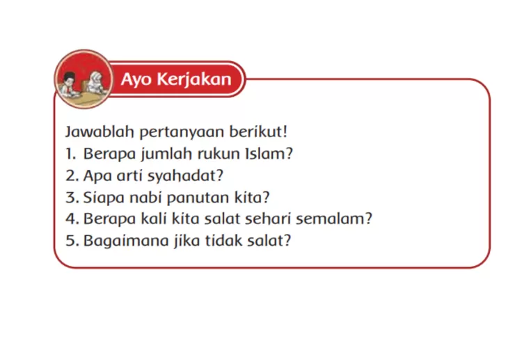 Kunci Jawaban Pai Kelas Sd Mi Kurikulum Merdeka Bab Jumlah Rukun