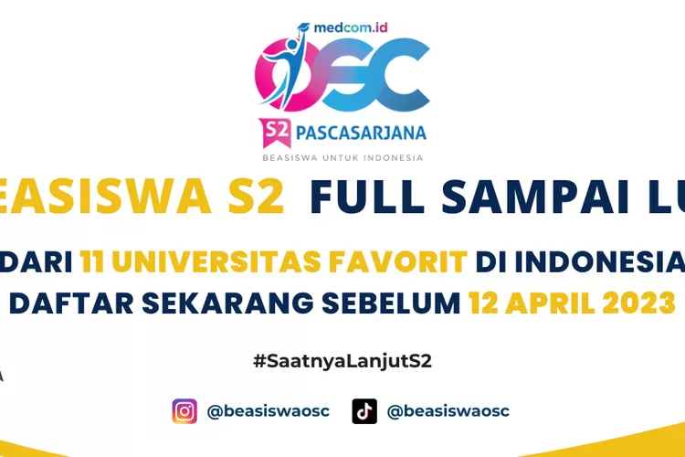 Beasiswa Online Scholarship Competition Resmi Dibuka Hari Ini Lihat