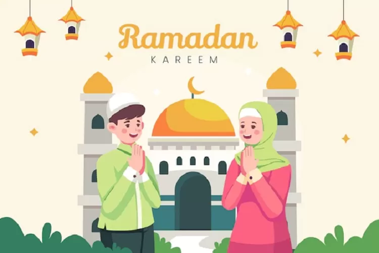 Ucapan Selamat Datang Ramadhan Mari Menjalankan Ibadah Puasa