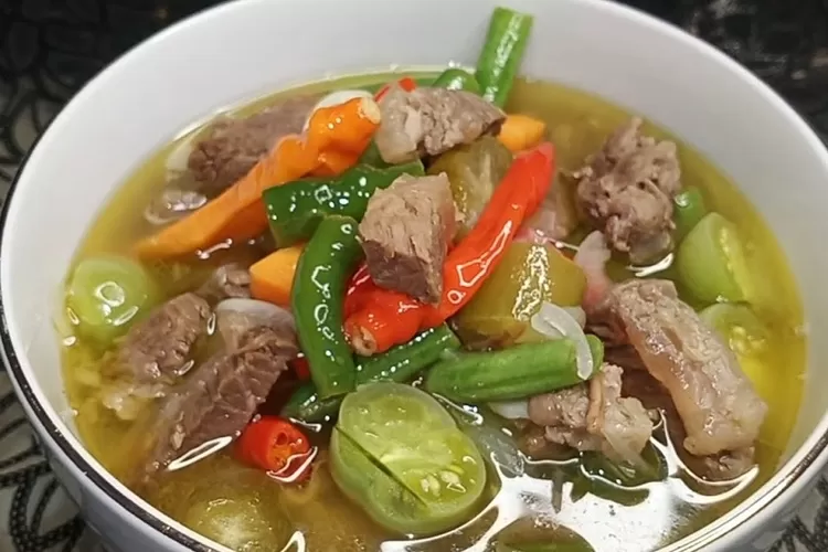 Resep Menu Buka Puasa Sayur Asam Daging Praktis Dan Dijamin Enak