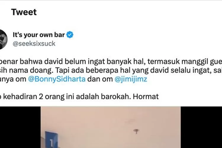 Kondisi David Ozora Membaik Tapi Masih Panggil Jo Ke Ayahnya Haluan