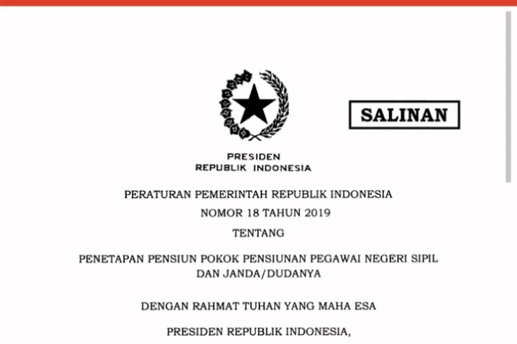 Tabel Resmi Nominal Gaji Pensiunan Pns Golongan I Sampai Iv Kamu Harus