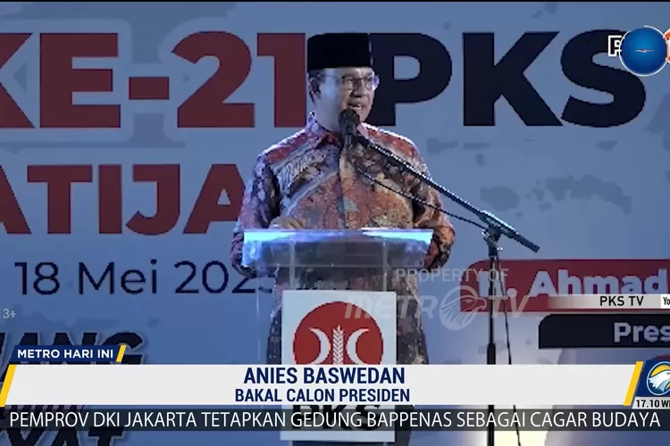 Hadiri Milad Pks Ke Anies Baswedan Bandingkan Pencapaian Presiden