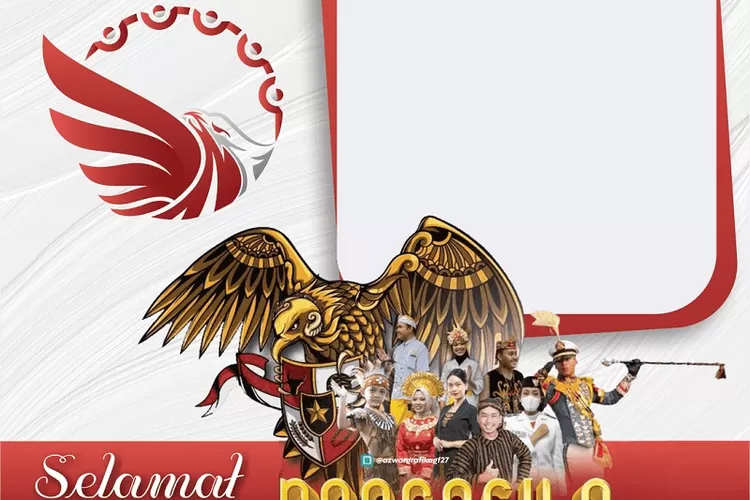 Gratis Link Twibbon Hari Lahir Pancasila Cocok Untuk Profil