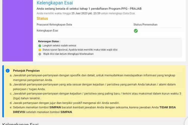 Contoh Jawaban Esai PPG Prajabatan 2023 Bagian A Calon Mahasiswa Wajib