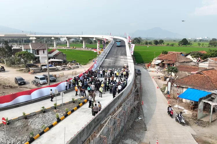 Jembatan Cibiru Hilir Sudah Diresmikan Akses Menuju Stasiun Kereta Api