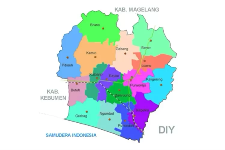 Berikut Ini 5 Kecamatan Dengan Jumlah Penduduk Terbanyak Di Purworejo