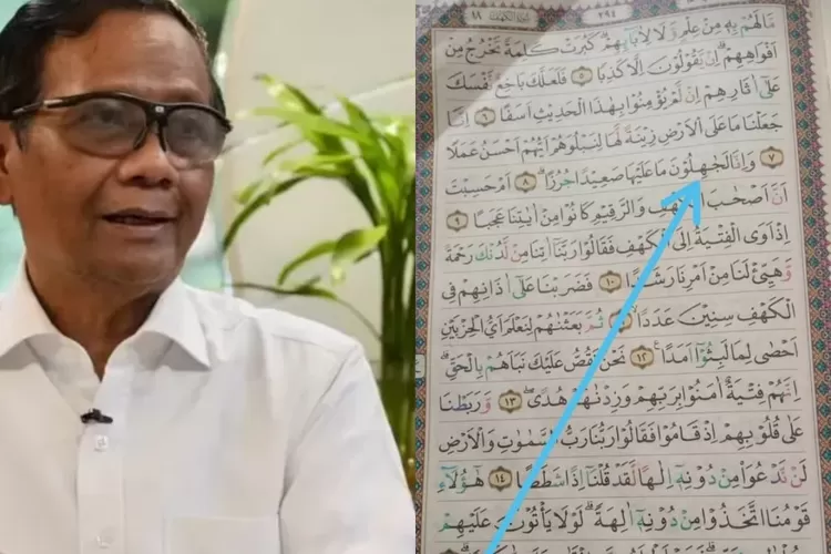 Terbongkar Ayat Al Quran Salah Cetak Mahfud MD Tindak Tegas Menag