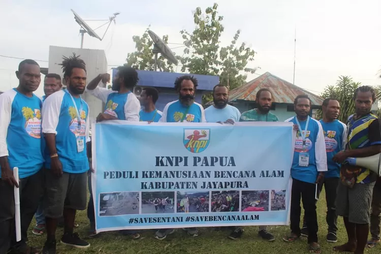 Knpi Papua Gelar Aksi Kemanusiaan Peduli Bencana Kabupaten Jayapura