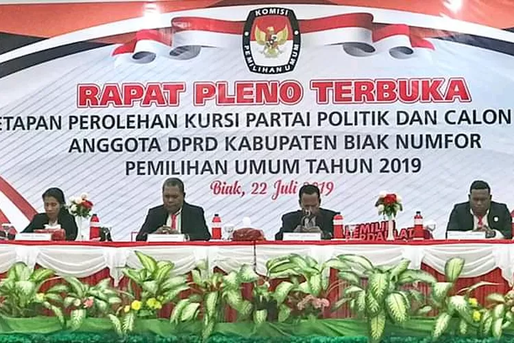 Inilah Nama Nama 25 Caleg Terpilih Periode 2019 2024 Di Biak Numfor