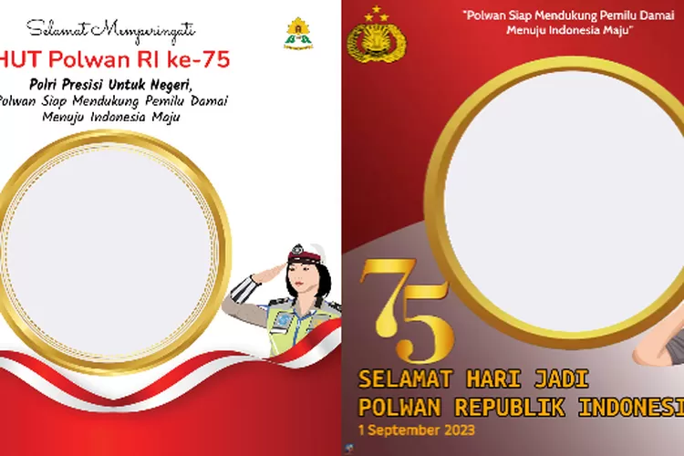 Twibbon Gratis Hari Jadi Ke Polwan September Desain Cantik