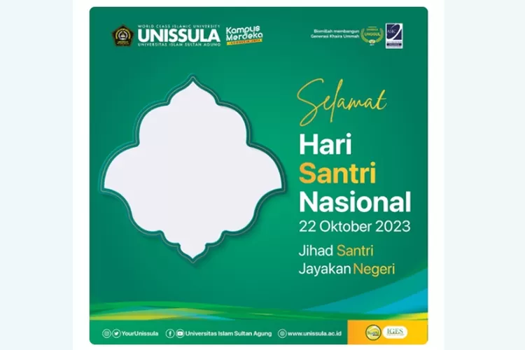 15 Link Twibbon Hari Santri 2023 Kemenag NU Muhammadiyah GRATIS Ini