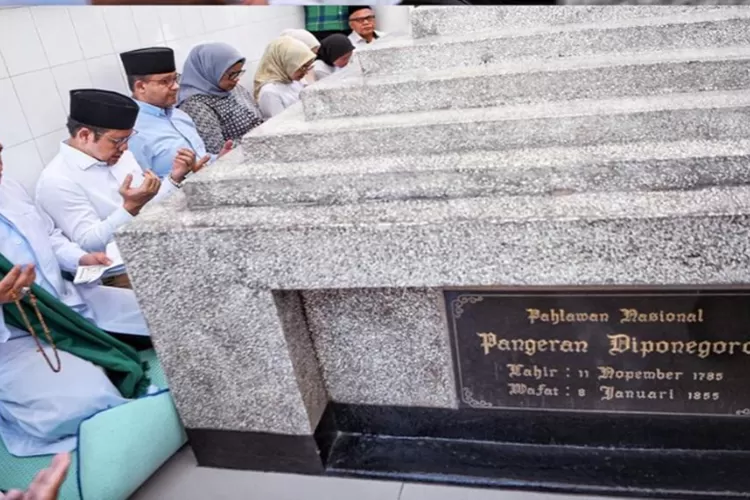 Anies Baswedan Dan Cak Imin Ke Makam Pangeran Diponegoro Di Makassar