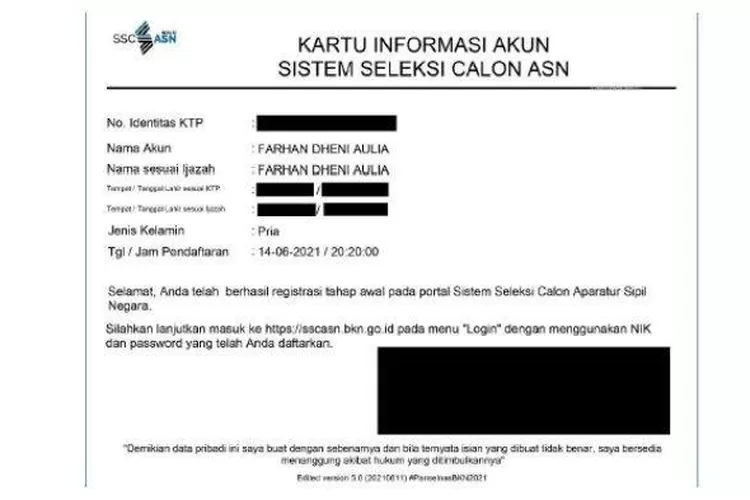 Kartu Pendaftaran CPNS Dan PPPK 2023 Sudah Bisa Dicetak Mulai Hari Ini