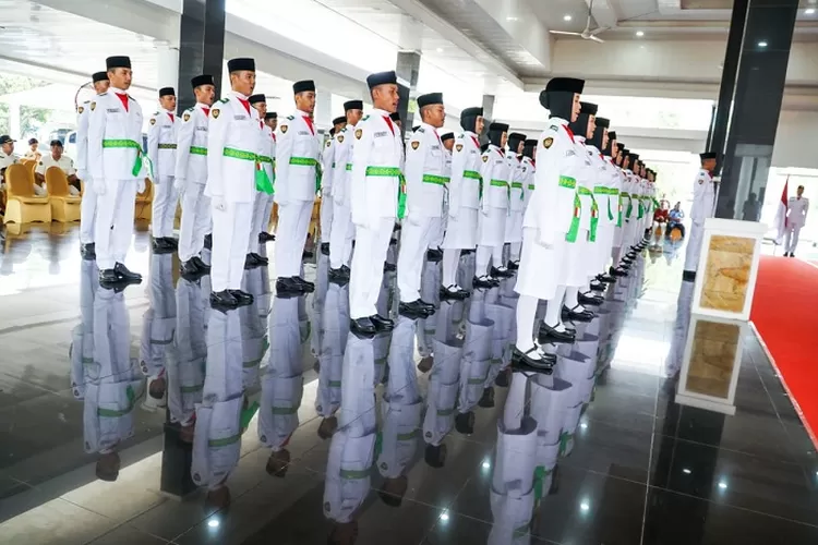 Paskibraka Muba Dikukuhkan Pj Bupati Siap Kibarkan Bendera Merah Putih