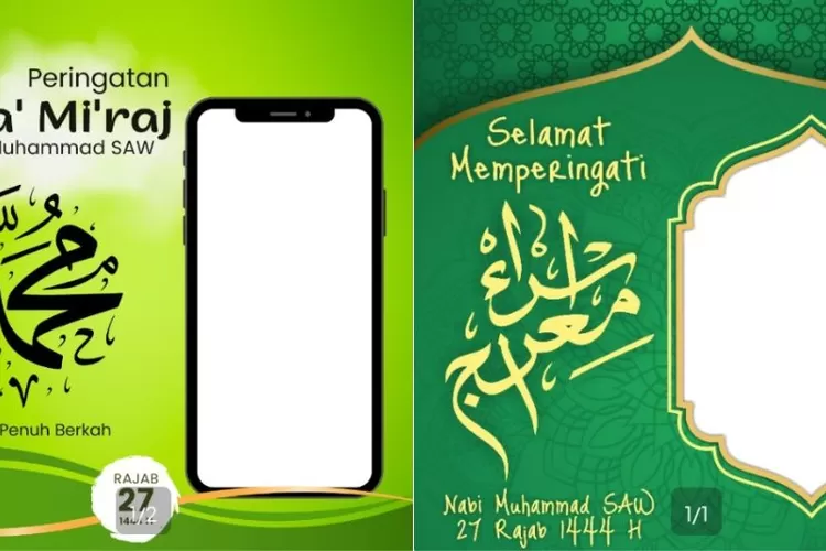 12 Link Twibbon Isra Miraj 2023 Dengan Desain Islami Unggah Bingkai