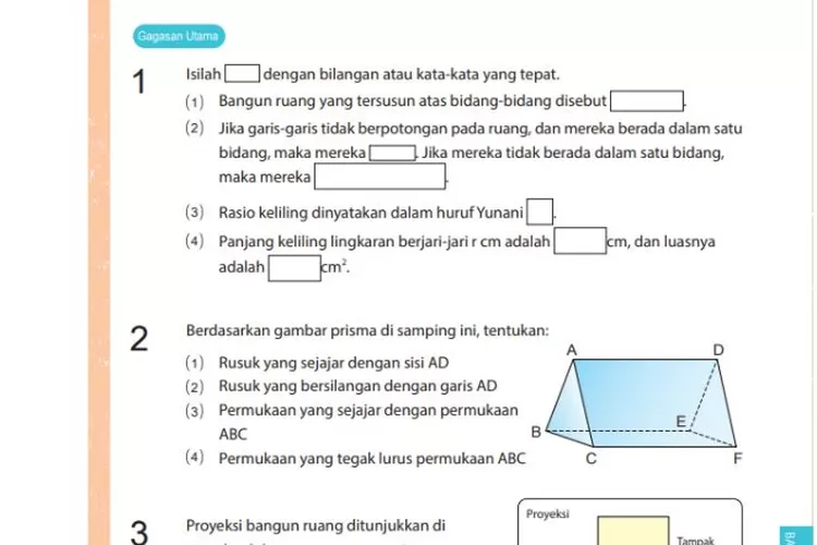 Kunci Jawaban Matematika Kelas Bab Halaman Kurikulum