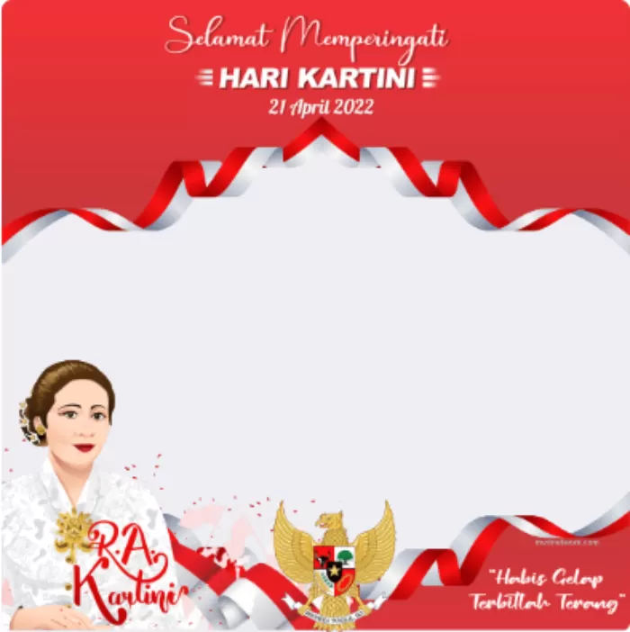 21 Kumpulan Link Twibbon Hari Kartini 21 April 2022, Desain Keren ...