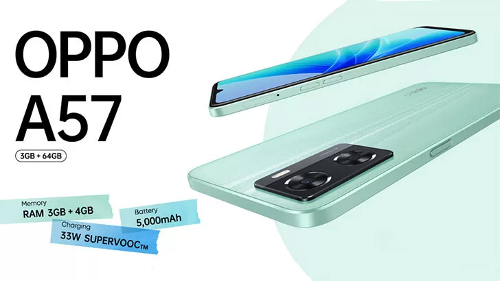 Cek spesifikasi dan harga termurah HP terbaru Oppo A57 4G di September 2022 (OPPO Indonesia)