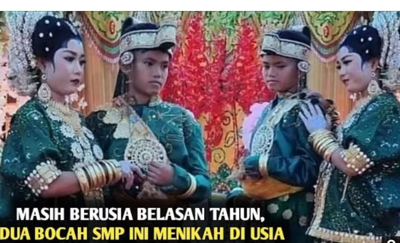 Cilik-cilik Jadi Manten, Dua Bocil Ngebet Nikahi Ingin Segera Buka ...