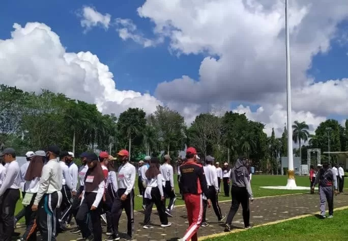 Paskibraka Kota Jambi Tunggu Kepastian Pelaksanaan Upacara HUT RI ...