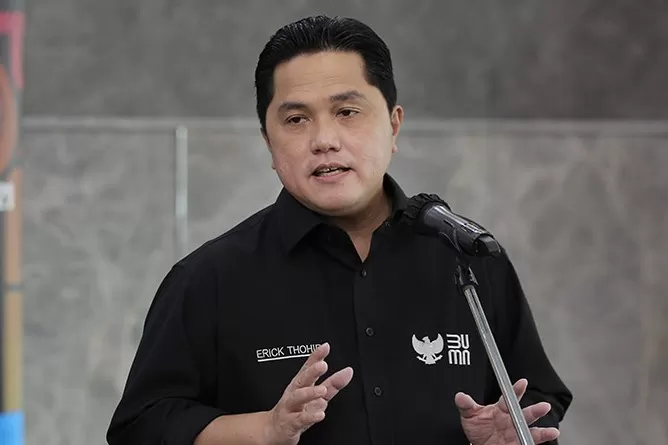 Erick Thohir Laporkan Kinerja MIND ID di 2021 Alami Peningkatan 41 Persen