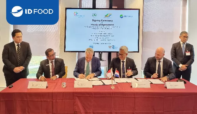 ID FOOD Perkuat Produksi Pangan Susu Sapi Dalam Negeri