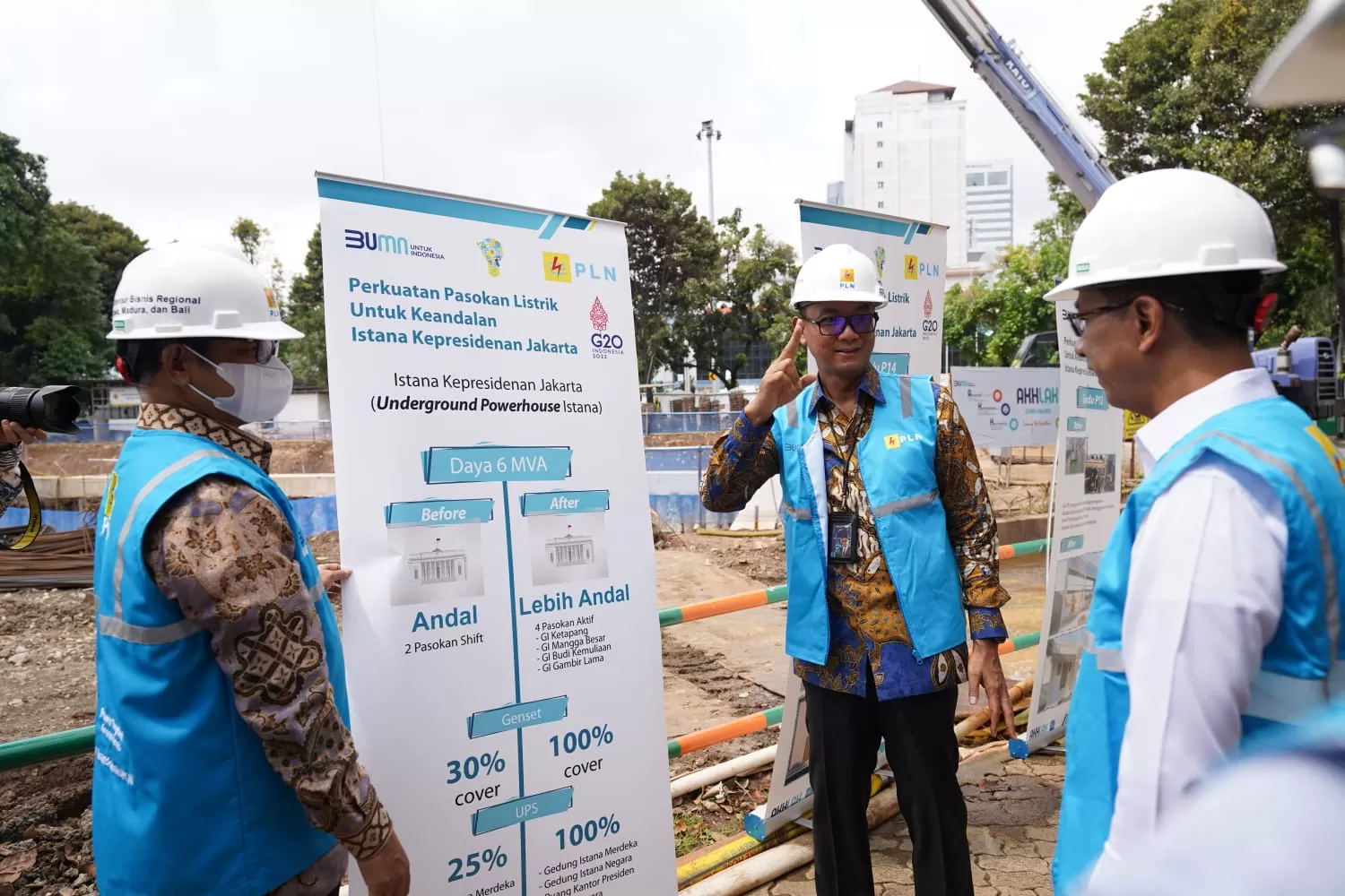 PLN Lakukan Revitalisasi Jaringan Listrik di Istana Presiden