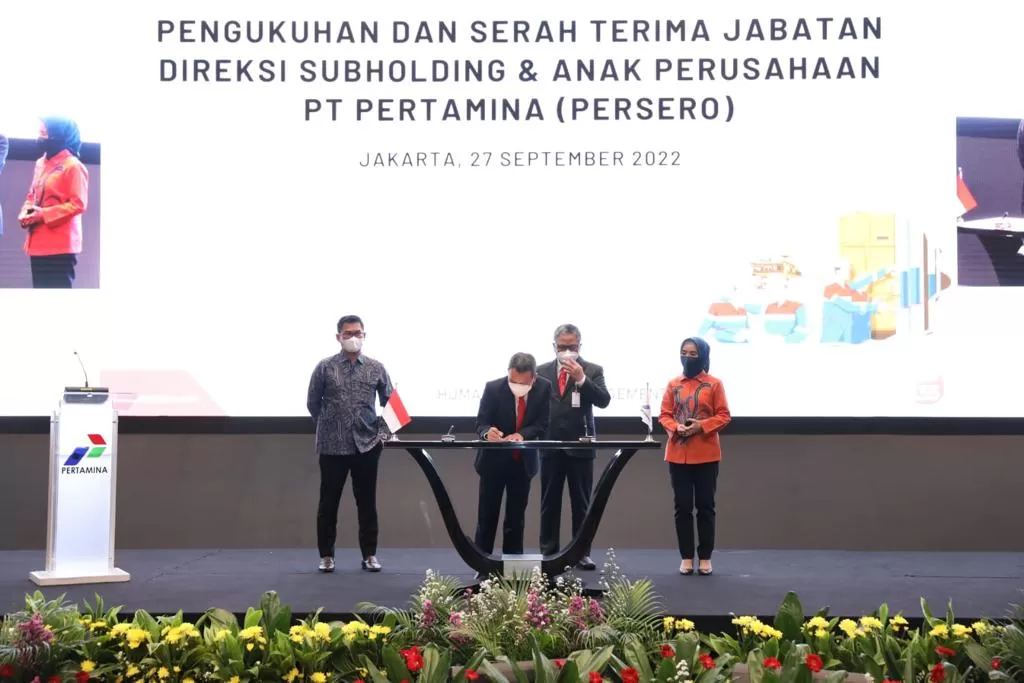 Pertamina Lakukan Pengukuhan dan Serah Terima Jabatan Direksi Baru